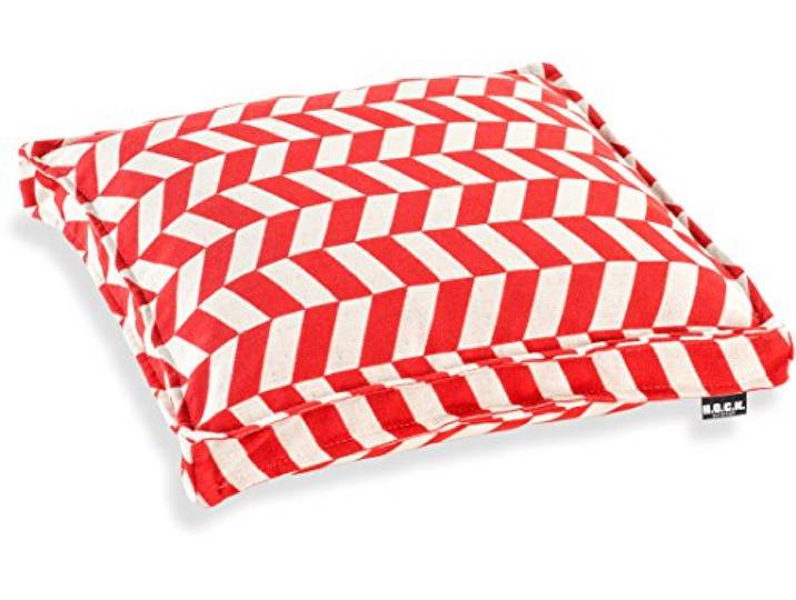 H.O.C.K. Gumer Outdoor Stuhlkissen 40x40x5cm red