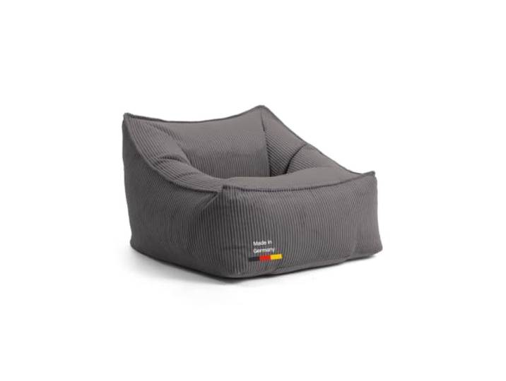 mokebo Sitzsack 'Snug' Sessel Bean Bag Made in Germany Anthrazit