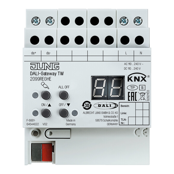 Jung Passerelle KNX DALI TW REG 4 TE 2099 REGHE (2099REGHE)