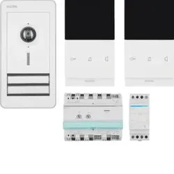 Elcom REP512Y HOME Set vid AP 2WE polarw. gl./weiß