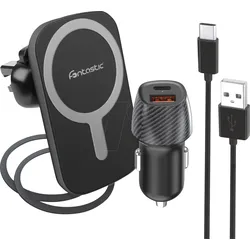 FONTASTIC 263316 - KFZ - Smartphone-Halter, magnetisch, induktives Laden