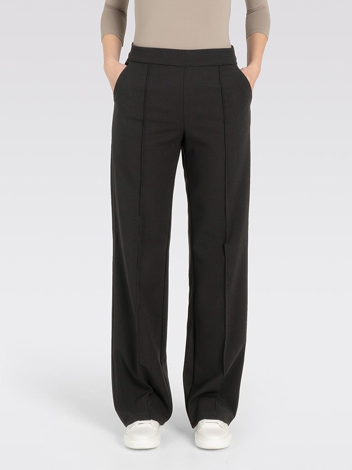 MAC Hose "Chiara Smart" in Schwarz - 42/L30