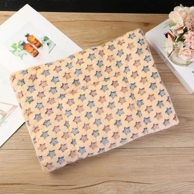 Uplift Essentials Thickened Flannel Winter Warm Cat Mat coffee Star 3xl