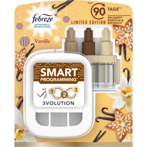Febreze Raumduft 3Volution, Duftstecker, Starterset, bekämpft Gerüche, Vanille