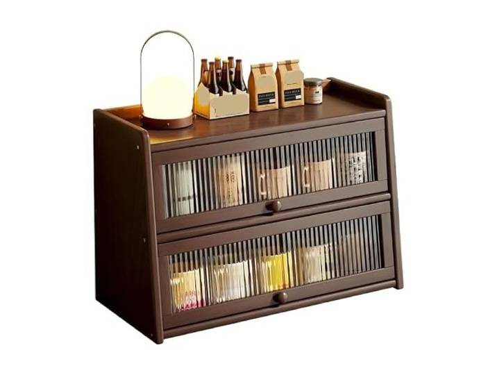 VNCdfhETs Tassenhalter-Ständer Desktop Cup Storage Cabinet Rack Home Wohnzimmer Küche für Küchenarbeitsplatten