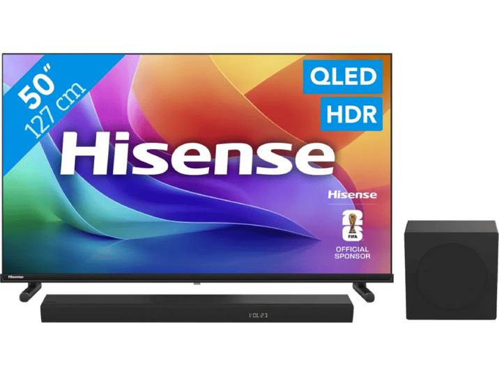 Hisense QLED 50 A59S (2026) + Hisense HS3100