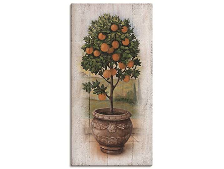 ARTLAND Wanddeko Leinwand Bilder Wandbild 30x60 cm Pflanzen- & Blumen Bäume Obstbaum U0PV