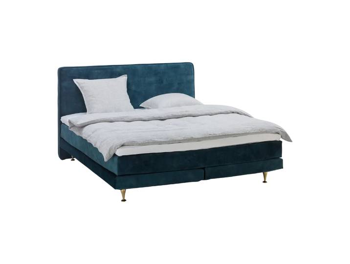 Boxspringbett Odin, 180x200 cm, Johann Jakob, pg , adore petrol , HolzHolz/Textil
