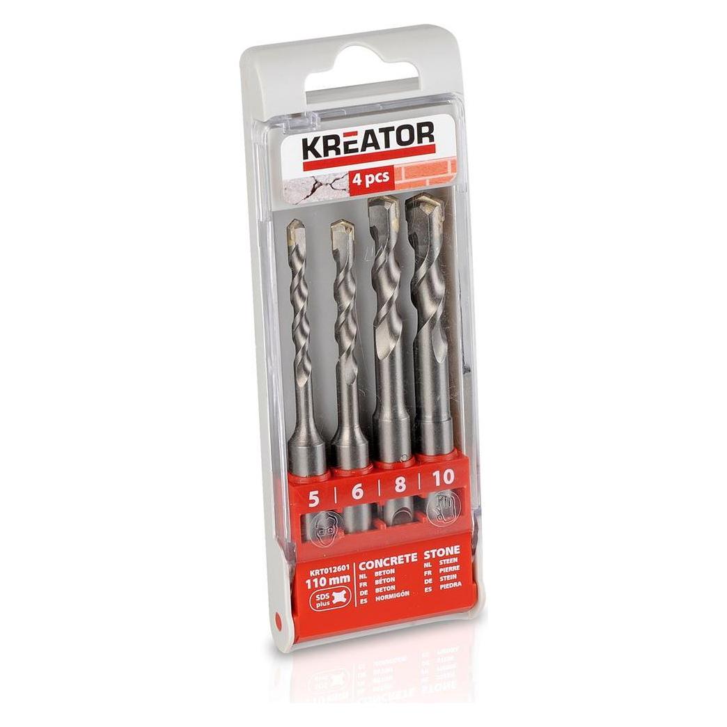 Kreator Sds bohrer-set 5-6-8-10x110mm - 4 St. (KRT012601)