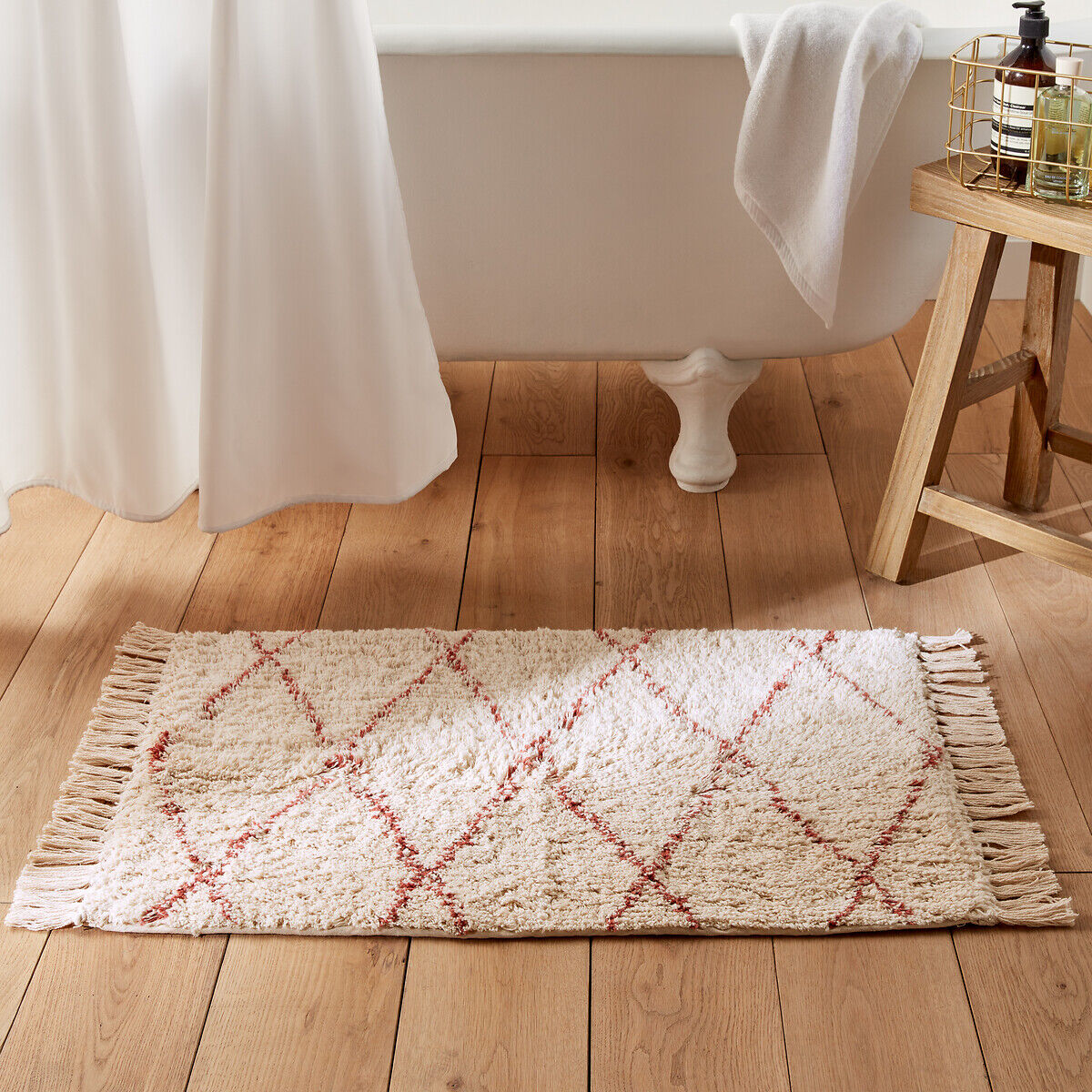 LA REDOUTE INTERIEURS Tapis de bain tufté terracotta 1600g/m², Fatouh