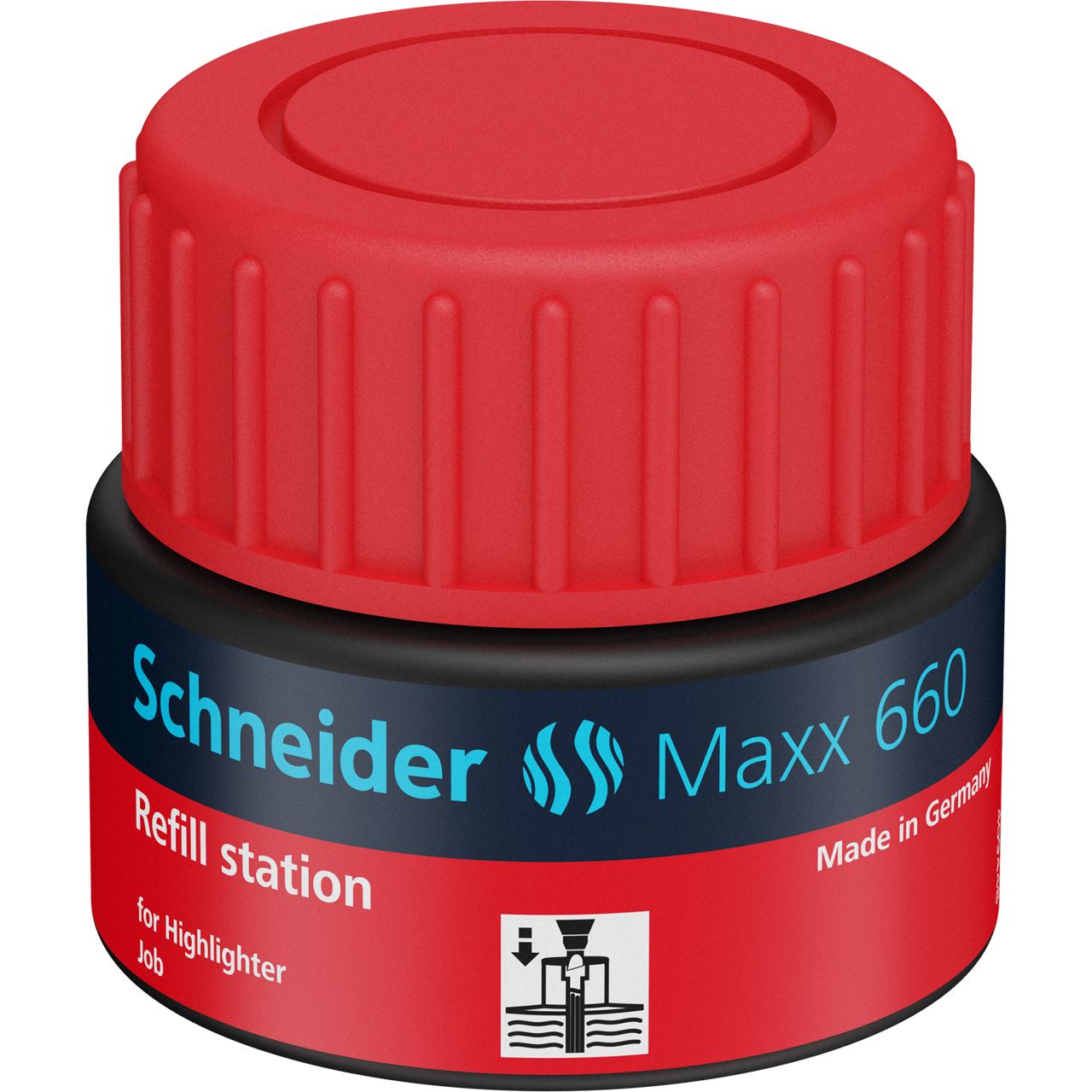 Schneider Nachfülltinte Maxx 660 rot