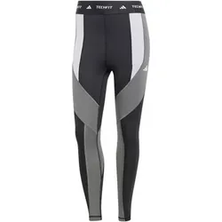 ADIDAS Damen Tight TECHFIT Colorblock, Größe XS in Grau Grau