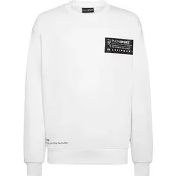PLEIN SPORT Sweatshirt, Größe 4XL in Weiß 0102