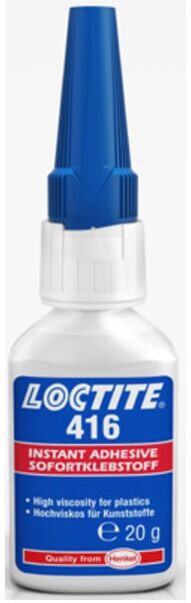 Loctite Typ 416 Sofortklebstoff universeller Einsatz mittlere Viskosität 20g (1920919)