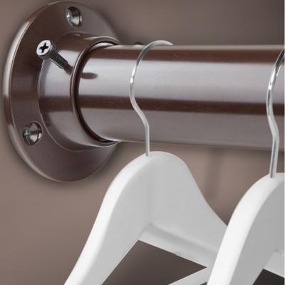 "InStyleDesign 1.5"" Premium Heavy Duty Adjustable Closet Rod and Socket Set"