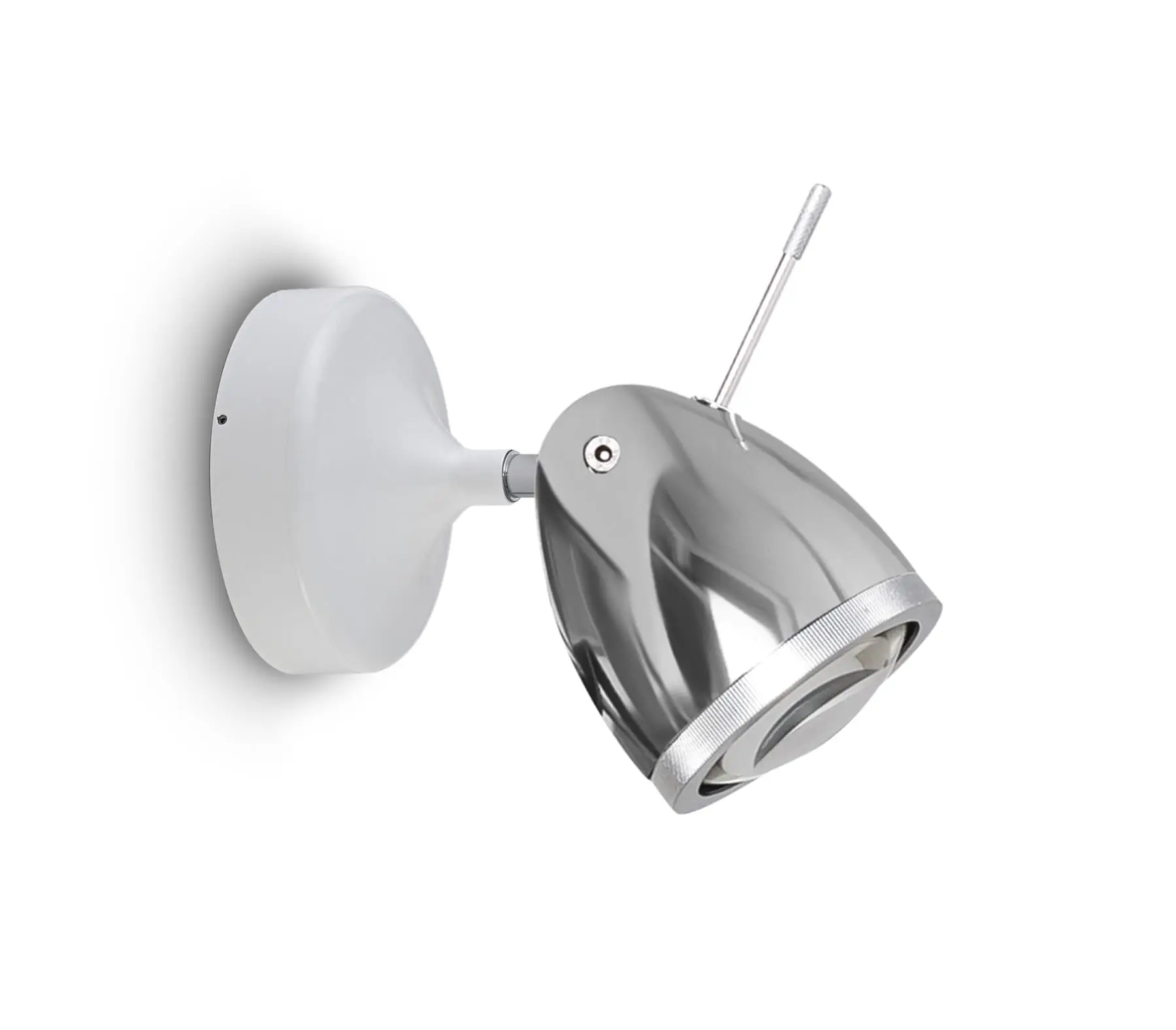 Less´n´more YLUX LED-Wand-/ Deckenspot, Aluminium poliert, LED 18 Watt, Dali Y-WDS-D-KP 4251908545476