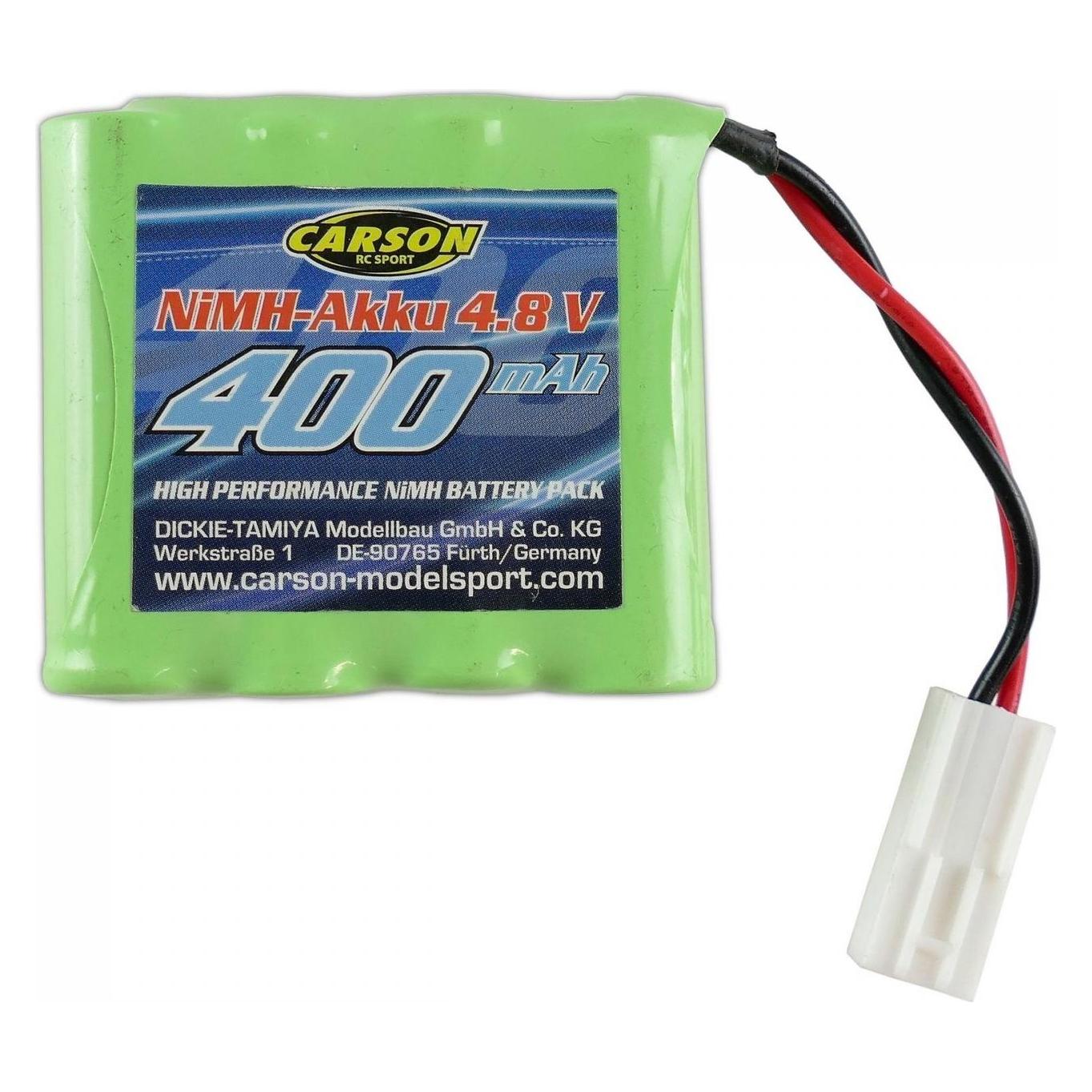 Carson Battery 4,8V/400mAh NIMH (400 mAh, 4.80 V) (500608175)
