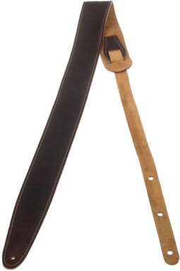 Taylor Suede Guitar Strap Choc. Brown Chocolate Brown