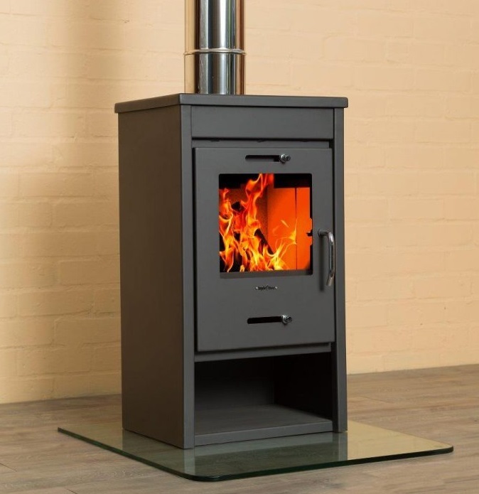Kaminofen Victoria Deluxe LG schwarz 9 kW