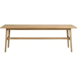 Esstisch Plainfield aus Eiche, skandinavisches Design, natur geölt, 220x100 cm, für 8-10 Personen