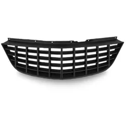 Kühlergrill passend für Opel Corsa D 2006–2011, Schwarz, ohne Emblem