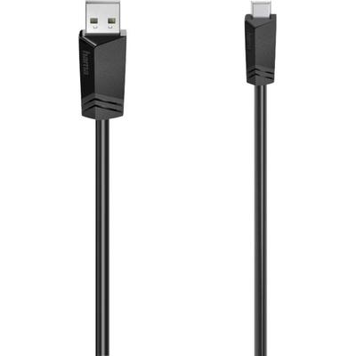 HAMA USB-2.0-Kabel Mini-B-A, 1,5 m