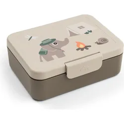 Tiny Trails Kinder-Lunchbox mit Fächern, sandfarben