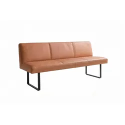 ESSZIMMERBANK ELEEN Braun Leder