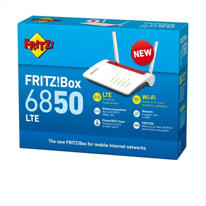FRITZ! box 6850 Lte-bianco/rosso