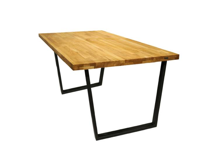 Esstisch 180 x 100 cm Eiche Massivholz