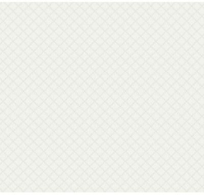 York Wallcoverings Diamond Gate White & Tan Wallpaper