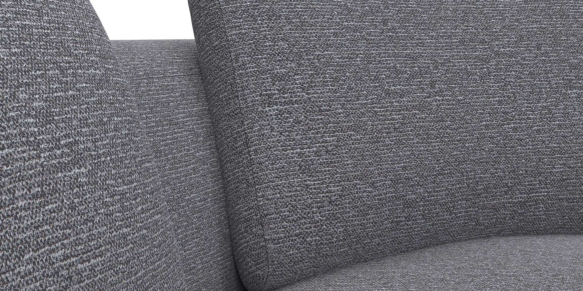Ecksofa FLEXLUX "Torino, rund, L-Form, Sofa-Ecke mit Ottomane", grau (steel), B:296cm H:85cm T:237cm, Sofas, Ecksofa, Modernes, organisches Sofa-Design, Kaltschaum, Wellenunterfederung