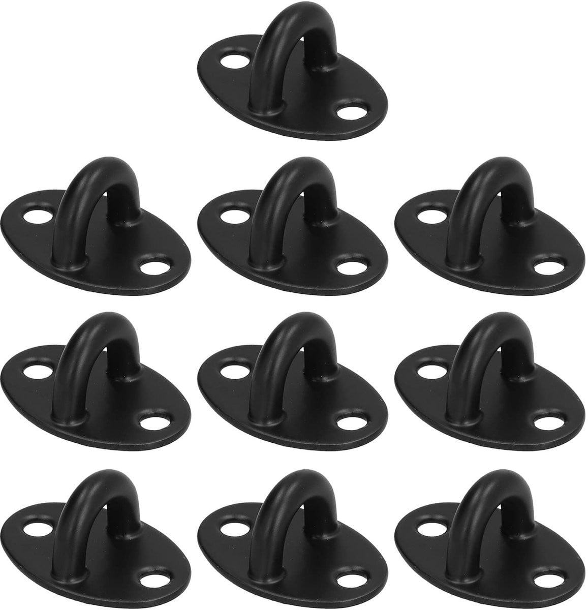 Dailygoods Oogplaat U-haak Zware Plafondhaken - 10 stuks - Roestvrij staal
