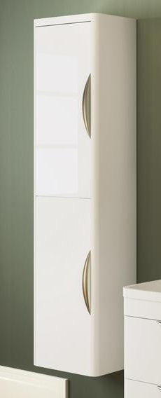 Nuie Linen Cabinet White 139.9cm H X 35.6cm W X 25.3cm D