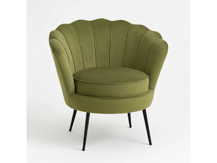 ebuy24 Relaxsessel Nice Sessel Velour grün.