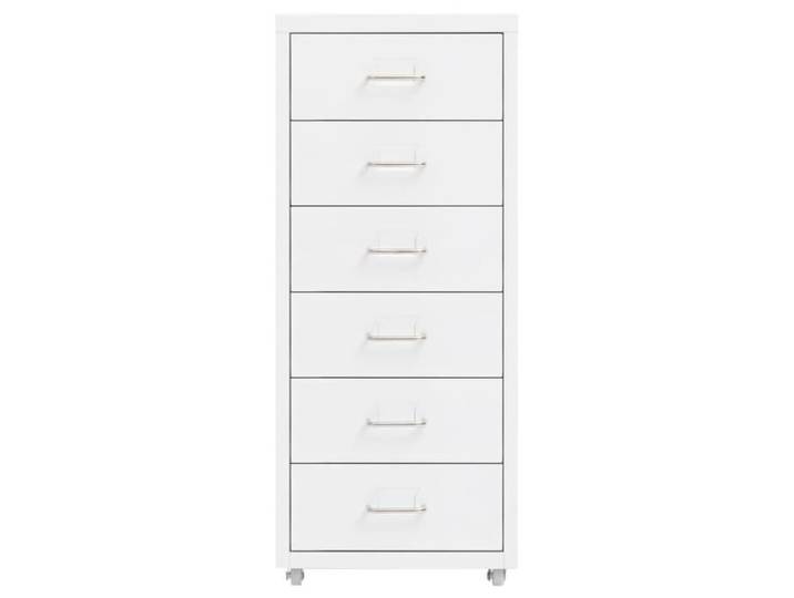 Classeur mobile - DILWE - 28x41x69 cm - Métal - 6 tiroirs - 4 roues
