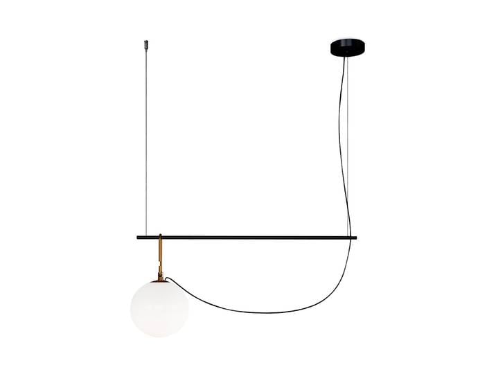 Artemide - Suspension nh - Métal - Laiton brossé - Designer Neri & Hu