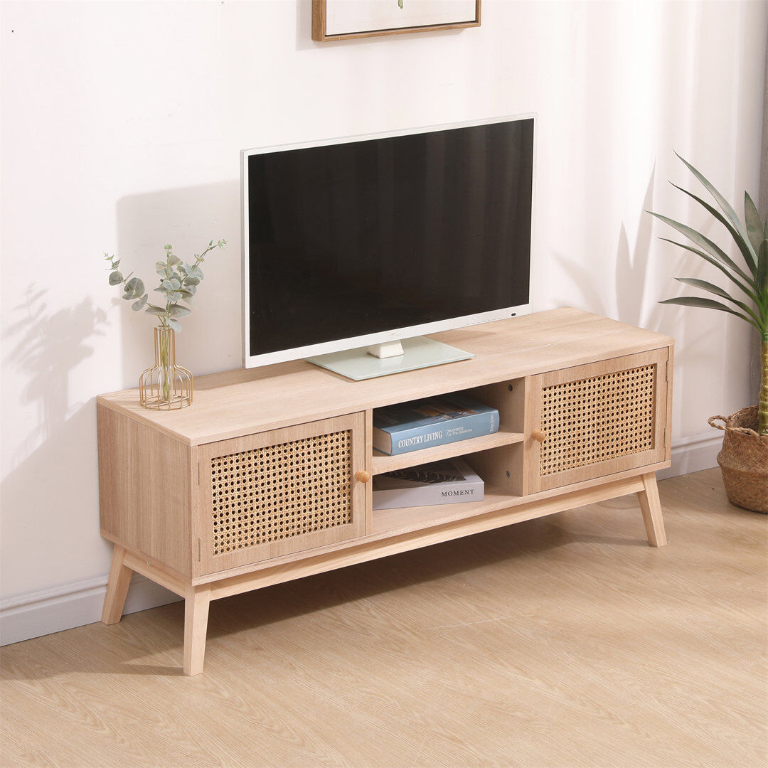 Bay Isle Home Abbighail TV Stand for TVs up to 55" Natural 55"