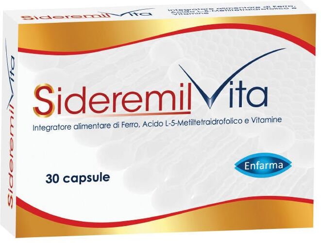 Enfarma Sideremil Vita 30 capsule integratore ferro multivitaminico