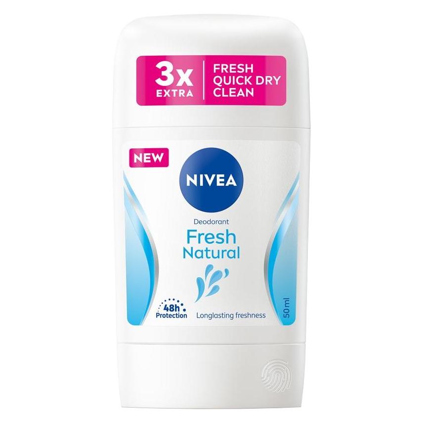 NIVEA Fresh Natural Deodorant Stick 50Ml (Stick) (42429678)