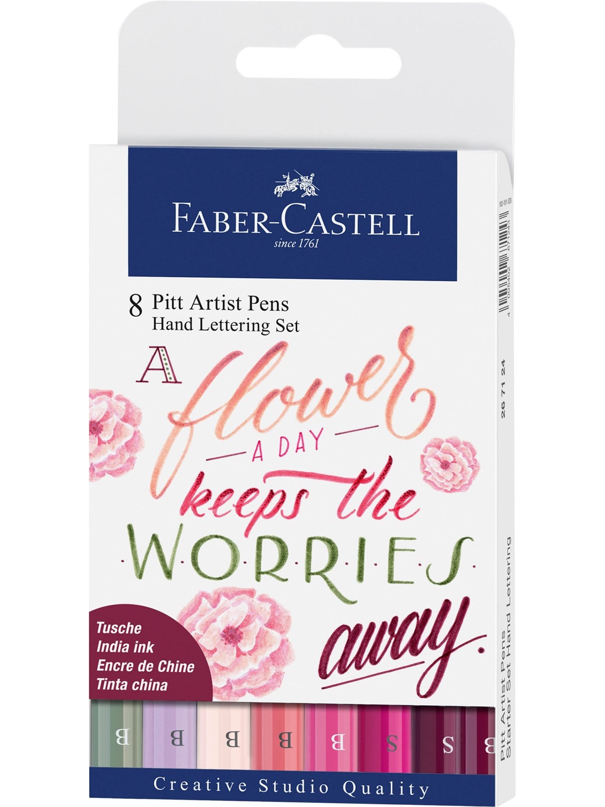 Faber-Castell Tuschestift Pitt Artist Pen Lettering 8x