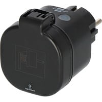 Connect WiFi Steckdose WA 3600 XS03 Outdoor schwarz, Sprachsteuerung, Zeitschaltuhr, App