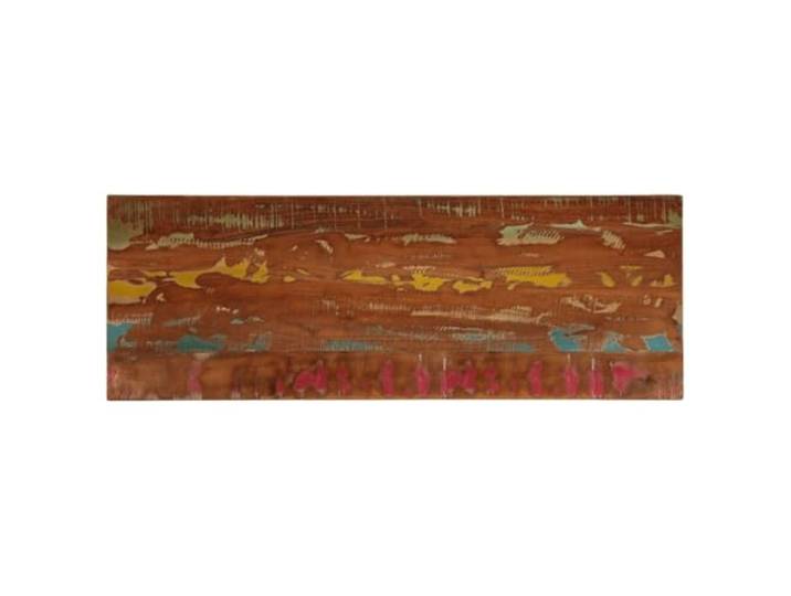 HEFZGDB Massivholz Tischplatte 140x60x2,5 cm Rechteckig Altholz Rustikal Vintage Tischplatte Ersatz aus recyceltem Holz für Essbereich Wohnzimmer Büro Einfache Reinigung mit feuchtem