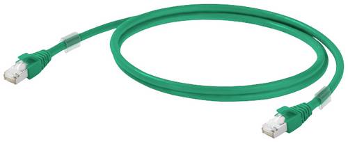 Weidmüller 1251590005 RJ45 Patchkabel CAT 6a S/FTP 0.50m Grün 1St.