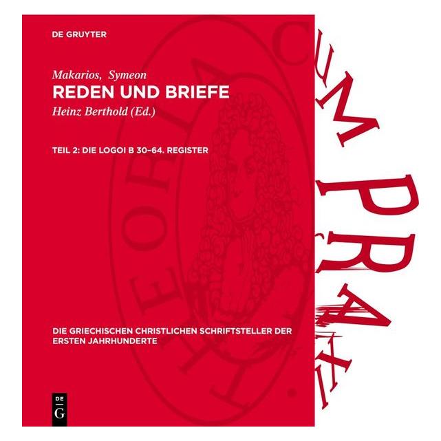 De Gruyter Die Logoi B 30-64. Register (Deutsch, Hardcover) (67795138)