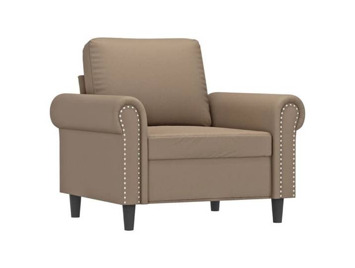 Canapé moderne CHIC Fauteuil 1 PLACE charge max : 110 kg Cappuccino 60 cm Similicuir SS1719