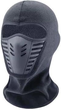 Inspired Living ArcticShield Thermal Fleece Balaclava Windproof Winter Motorcycle & Ski Face Mask gray