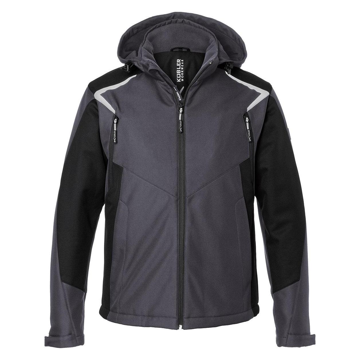 Kübler Jacke Winter Softshell BODYFORCE anthrazit/schwarz Form 1325 Grösse 4XL (4XL) (210141)