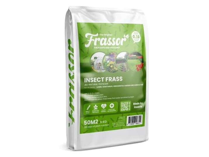 Frassor Insectenuitwerpselen - 5 Kg - Voor 50 M - Natuurlijke Bodemactivator En Meststof - Rijk Aan Voedingsstoffen