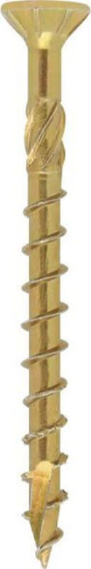 friulsider 07105d60060 Viti Per Legno Tps Portante Zincato Impronta Torx E Fresa In Punta 6 X 60 Mm Confezione 200 Pz - 07105d60060